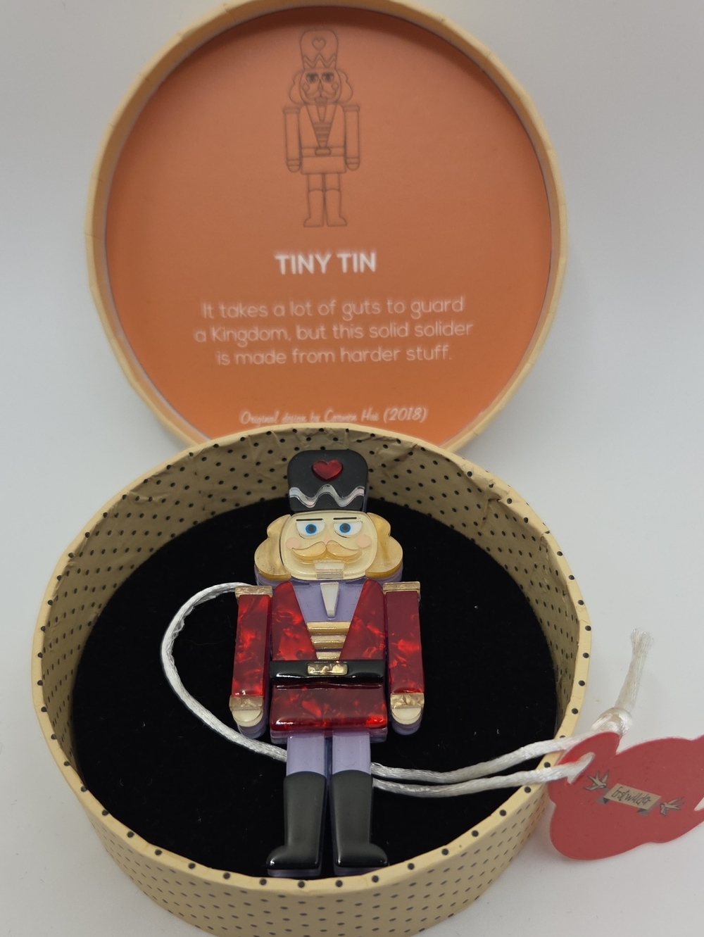 Erstwilder Tiny Tin Brooch